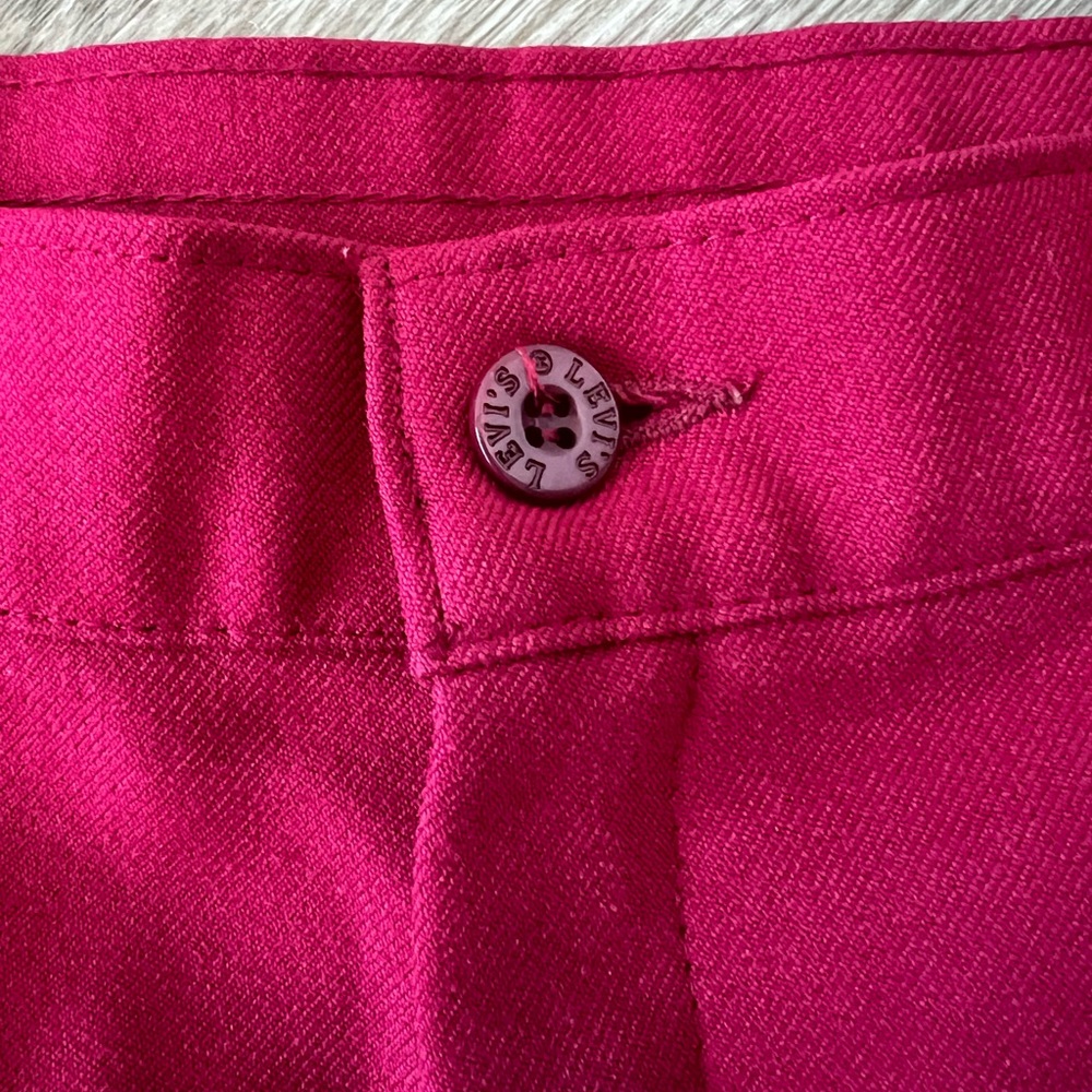 Vintage Levi’s 531 Women’s Slack Pants Red Size 10 - Picture 3 of 7